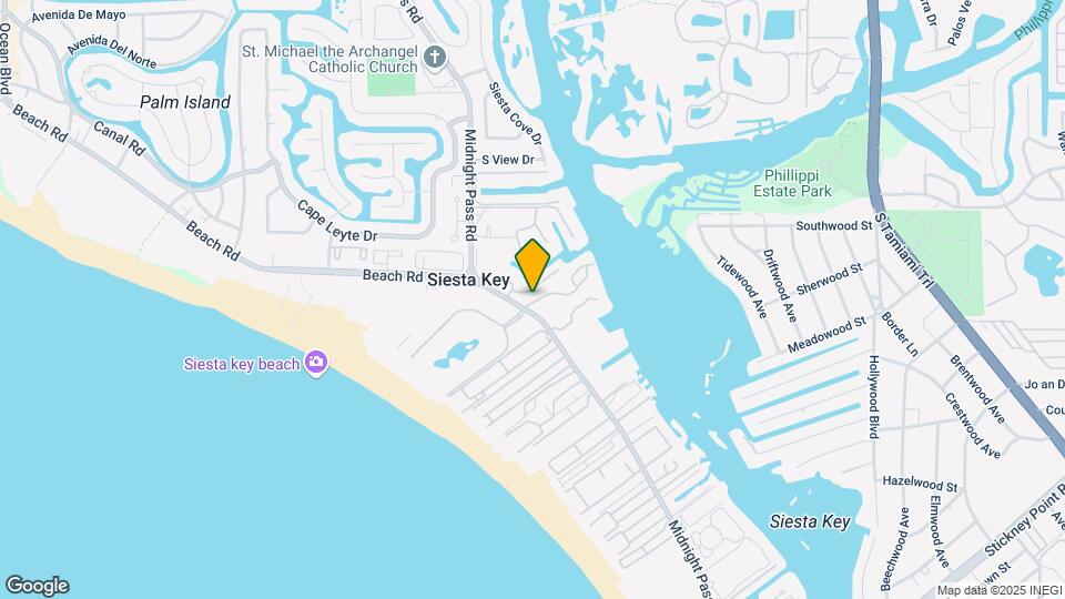 1219 Siesta Bayside Dr Mapa y Detalles de la Ubicación