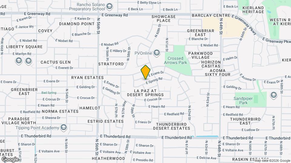 5916 E Spring Rd Map and Location Details