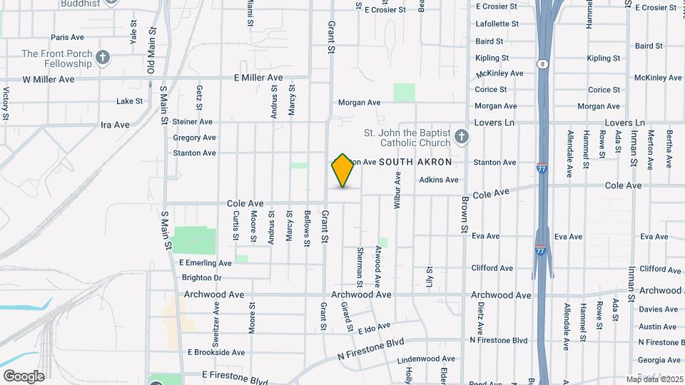 312 Upland Ave Map and Location Details