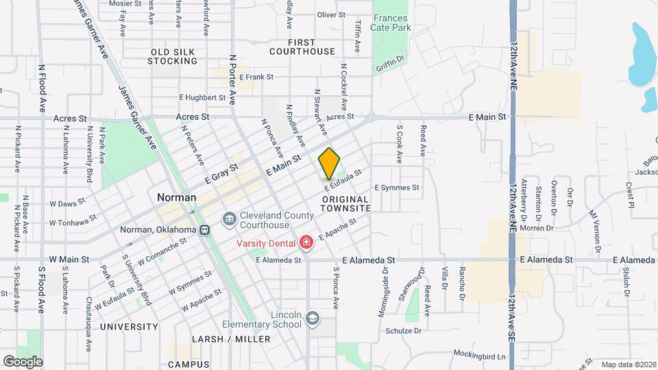 605 E Eufaula St Map and Location Details