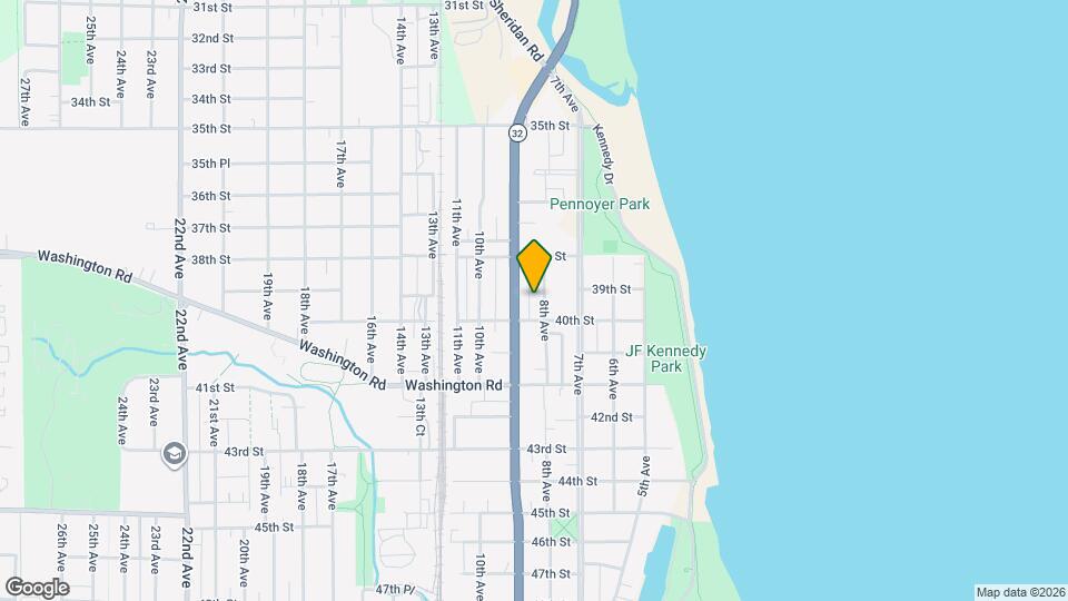 3908 8th Ave, Unit Upper 2nd Floor Map and Location Details