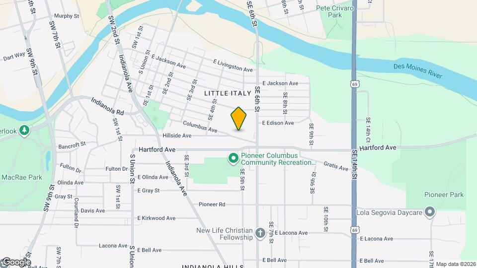 464 E Hillside Ave Mapa y Detalles de la Ubicación