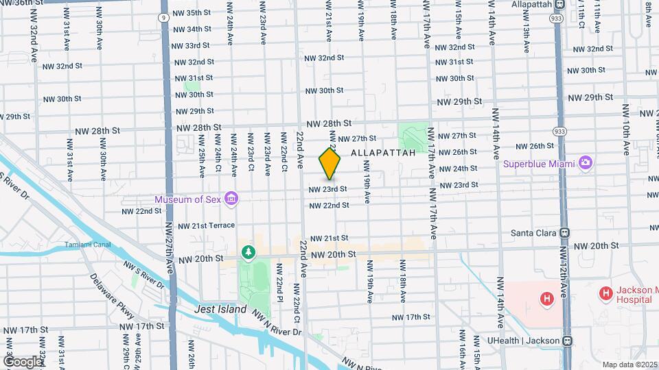 2121 NW 23rd St Map and Location Details