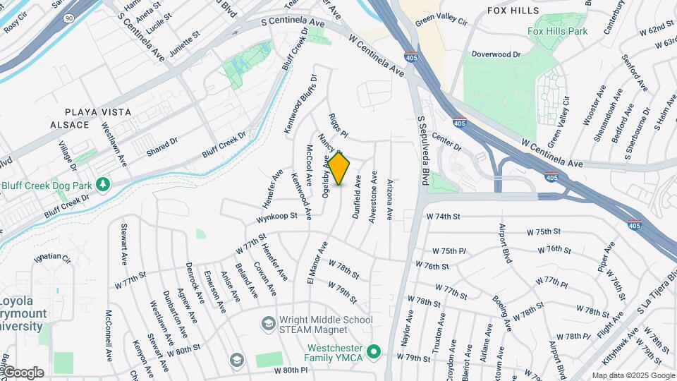 7401 El Manor Ave Map and Location Details