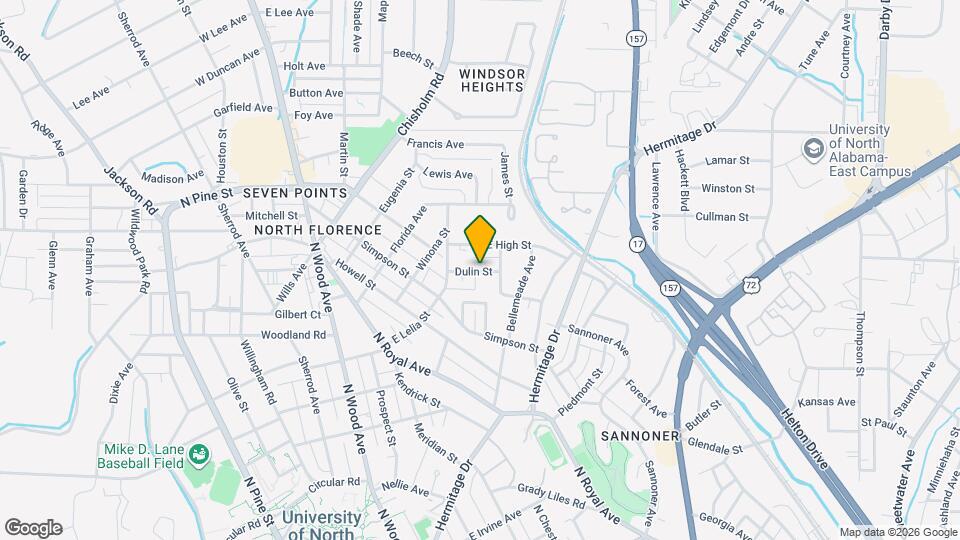 541 Dulin St Map and Location Details