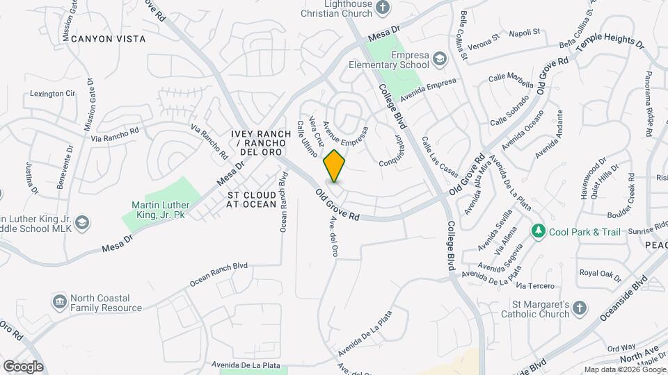 1170 Via Sandia Map and Location Details