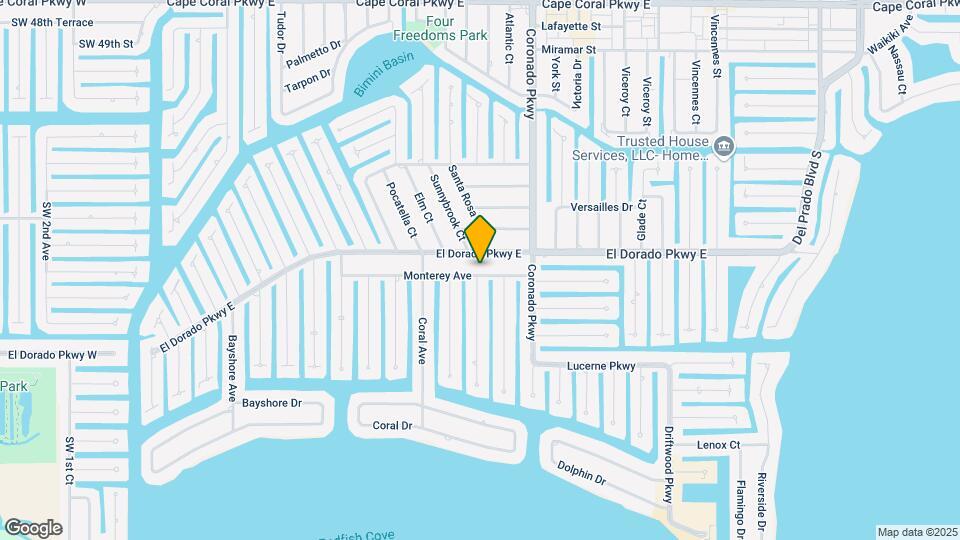 703 Monterey Ave Map and Location Details