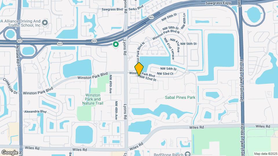 4424 NW 52nd St Map and Location Details