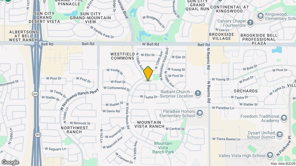 16286 N 159th Dr Map and Location Details