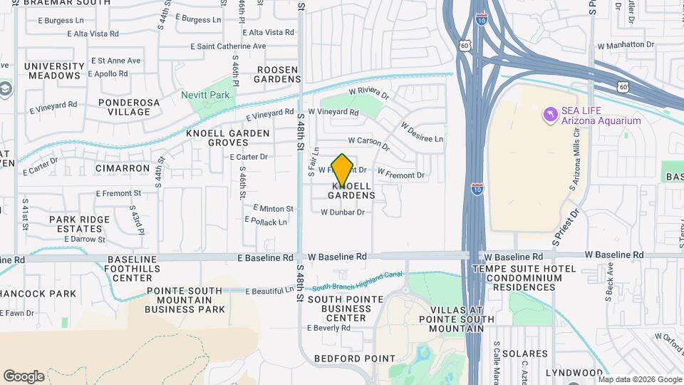 2604 W Ellis Dr Map and Location Details