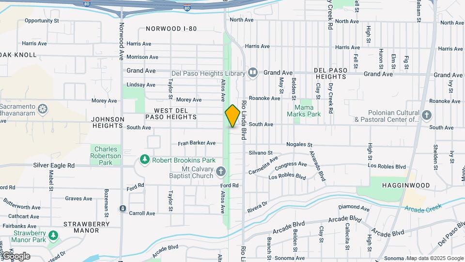 805 Almora Ave Map and Location Details