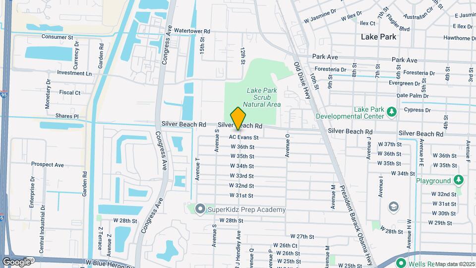 1500 AC Evans St Map and Location Details