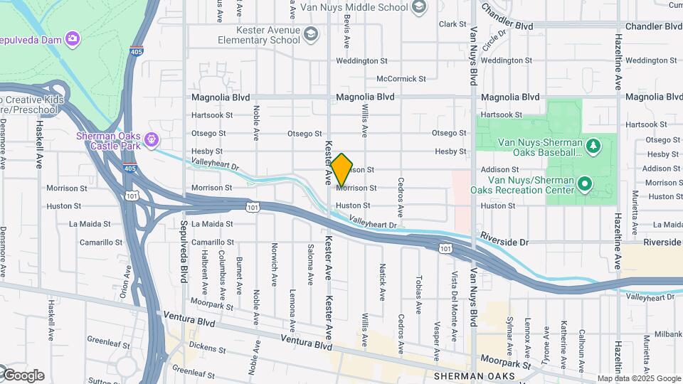 14842 Morrison St Map and Location Details