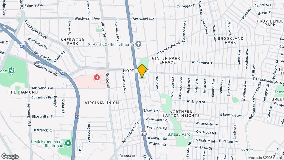 2910 Chamberlayne Map and Location Details
