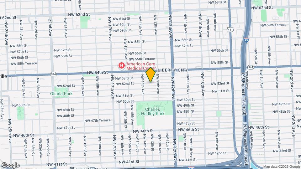 1350 NW 52nd St Map and Location Details