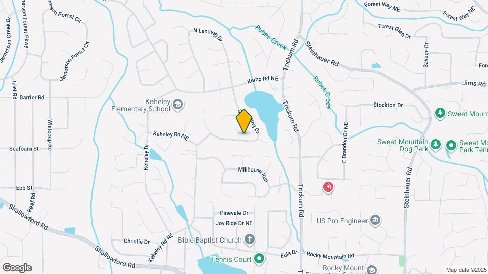 4515 S Landing Dr Map and Location Details