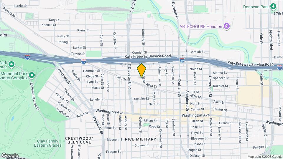 5306 Eigel St, Unit 1 Map and Location Details