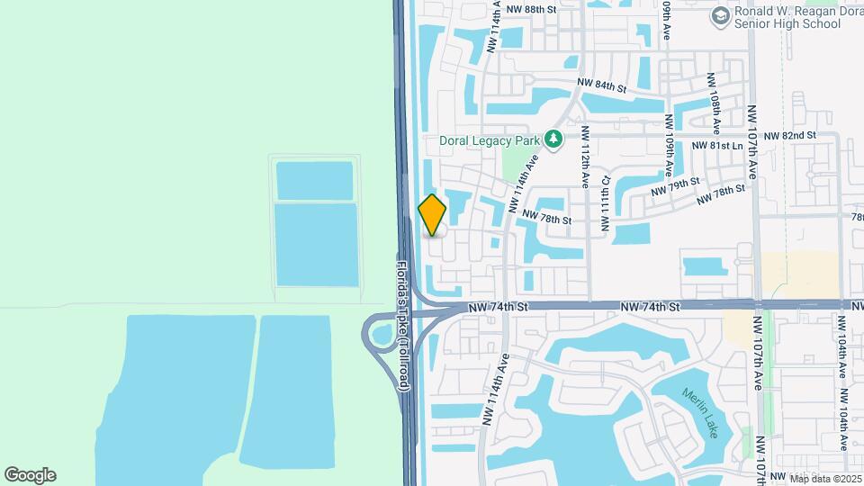 11652 NW 77th Terrace Map and Location Details