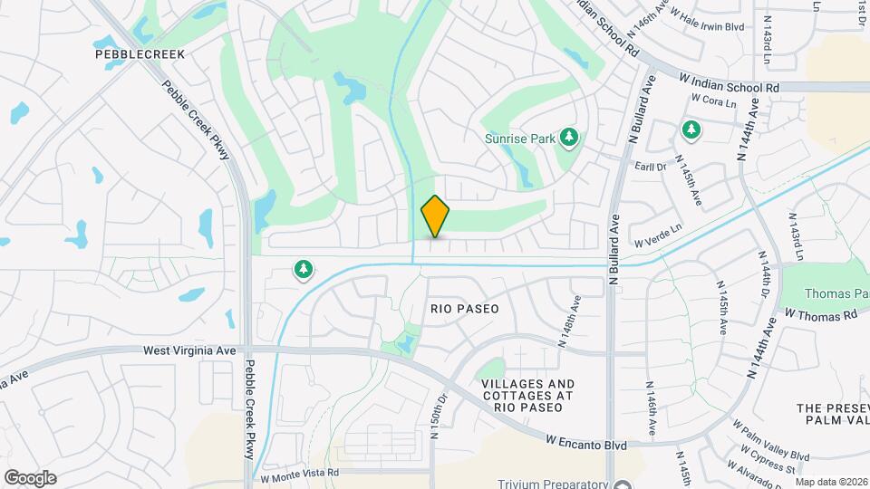 15089 W Verde Ln Map and Location Details