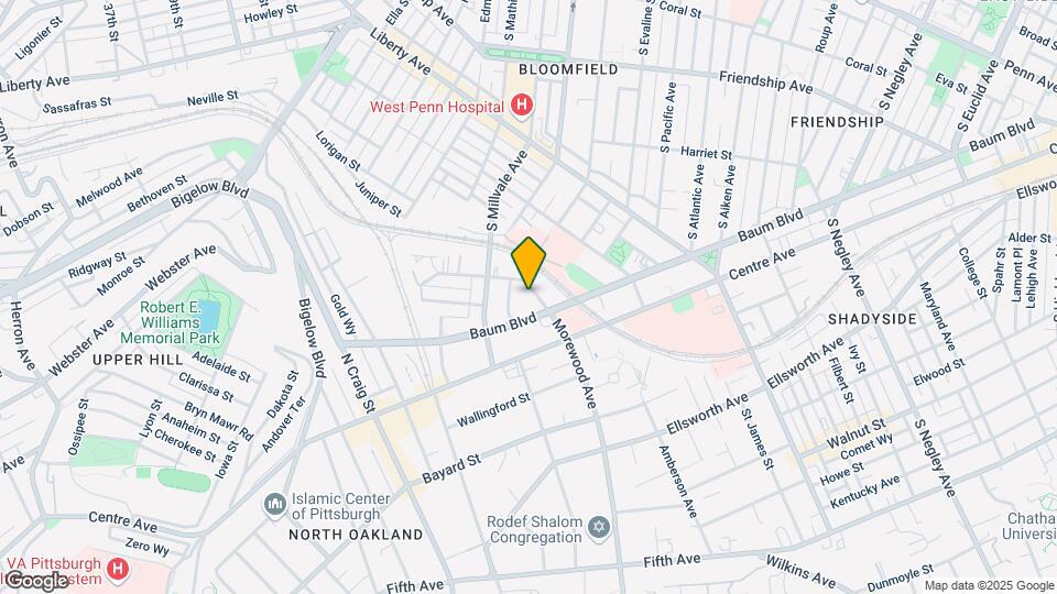 224 Morewood Ave, Unit 1- Summer Studio Map and Location Details