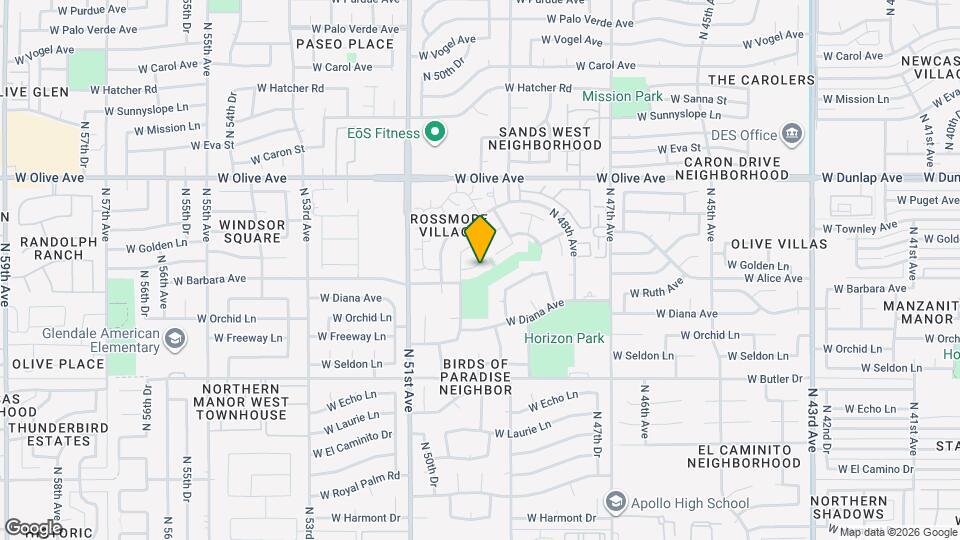 4939 W Golden Ln Map and Location Details