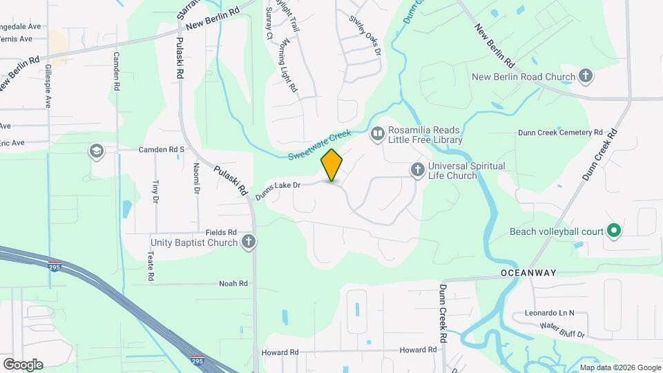 1322 Dunns Lake Dr Mapa y Detalles de la Ubicación
