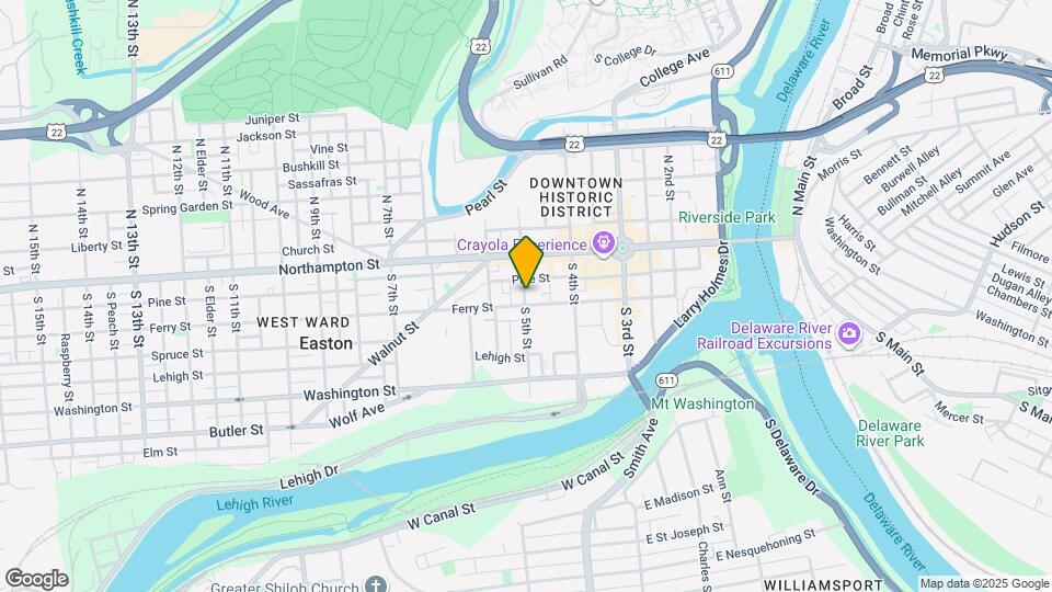 54 S 5th St Map and Location Details