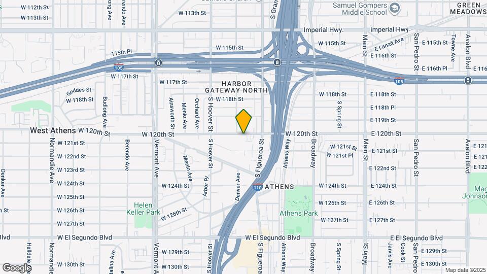 544 W 120th St Map and Location Details