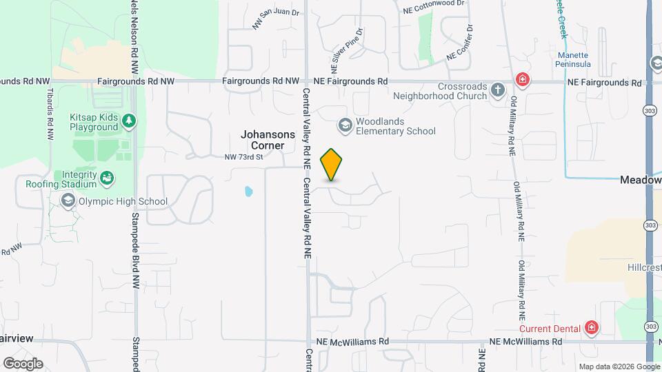 100 NE Miramar Cir Map and Location Details