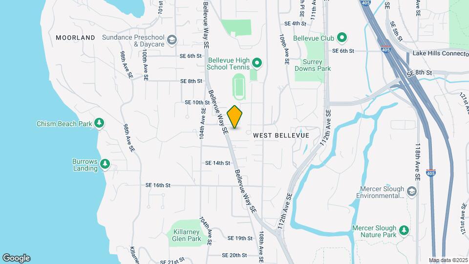 1110 Bellevue Way SE Map and Location Details