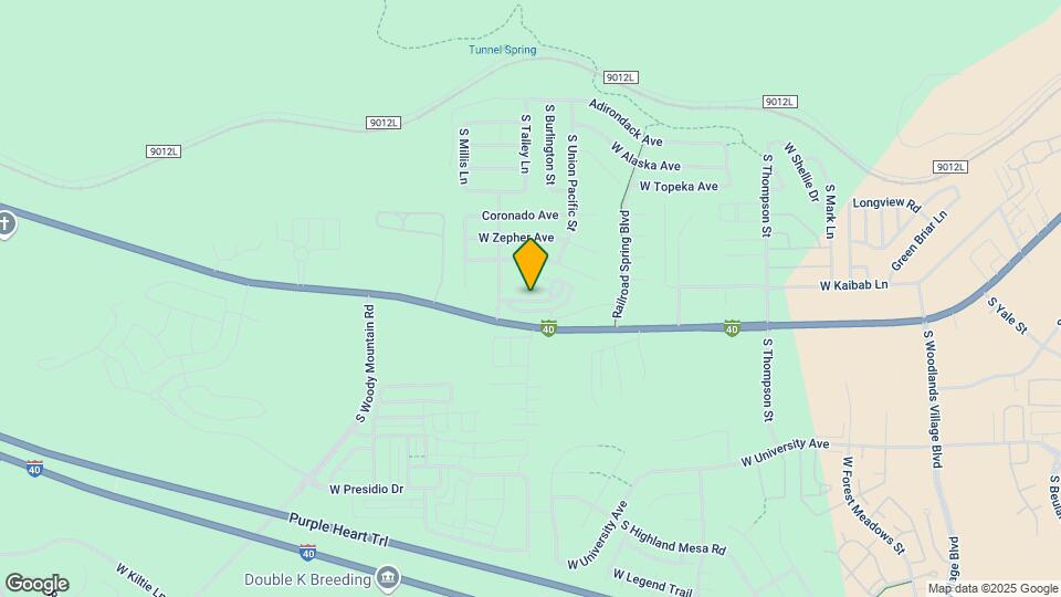 2536 W Pikes Peak Dr Map and Location Details