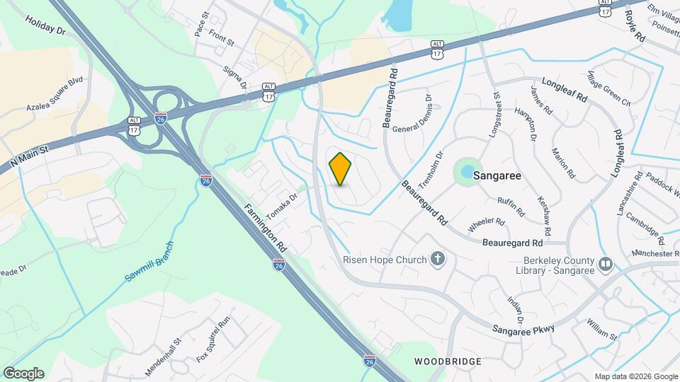 1004 Cobblestone Blvd Map and Location Details