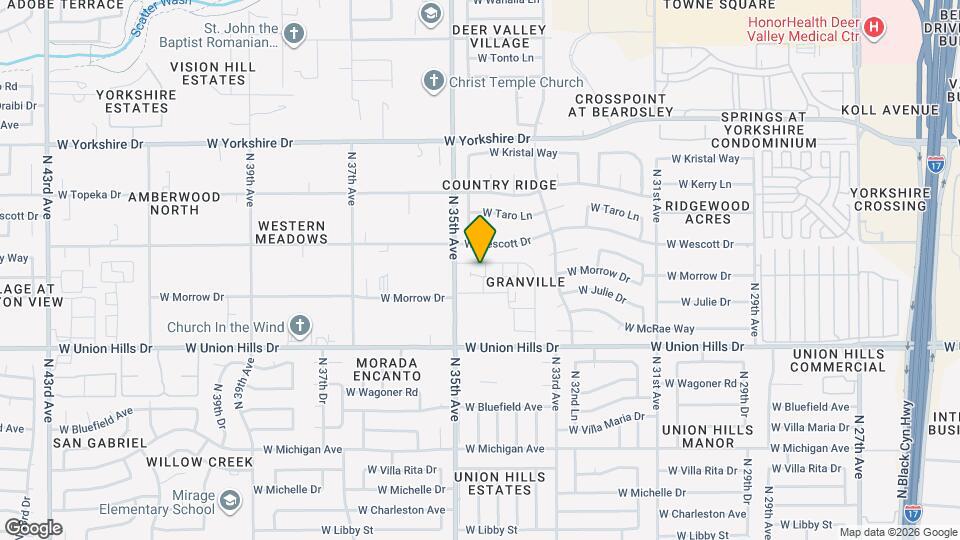 18838 N 34th Dr Map and Location Details