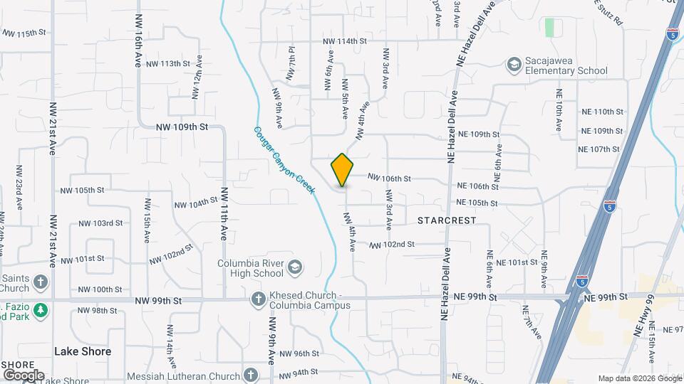 410 NE 105th St Map and Location Details