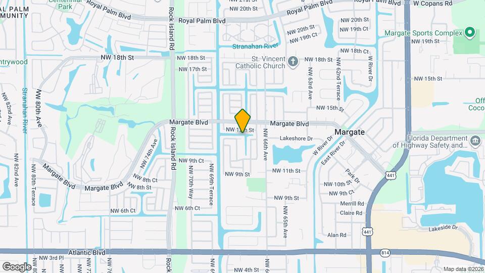 6775 NW 11th Ct Map and Location Details