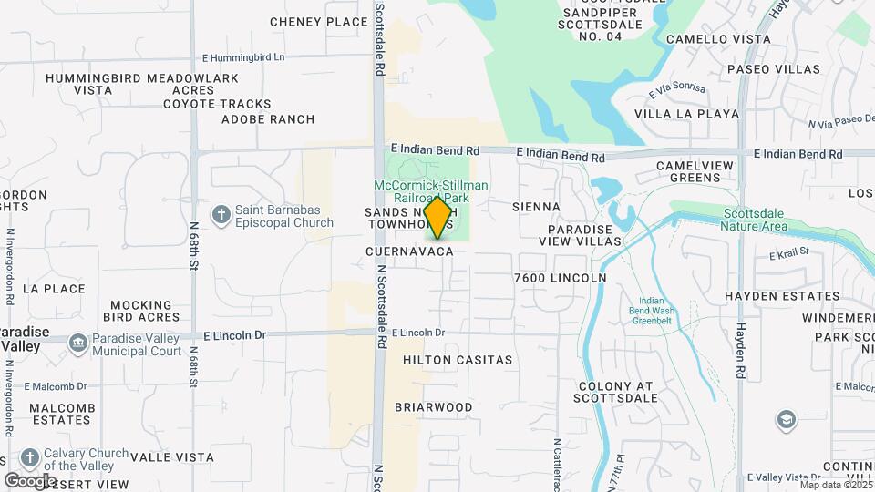 7328 E Krall St Map and Location Details