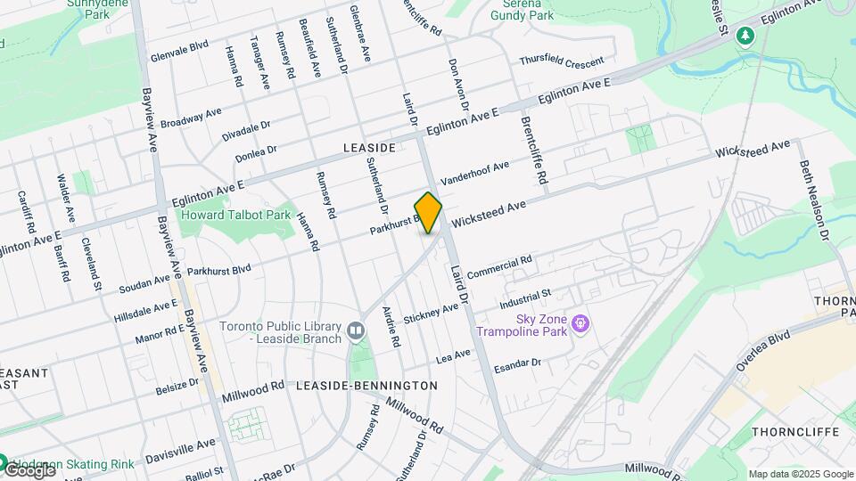 211 Randolph Rd Map and Location Details