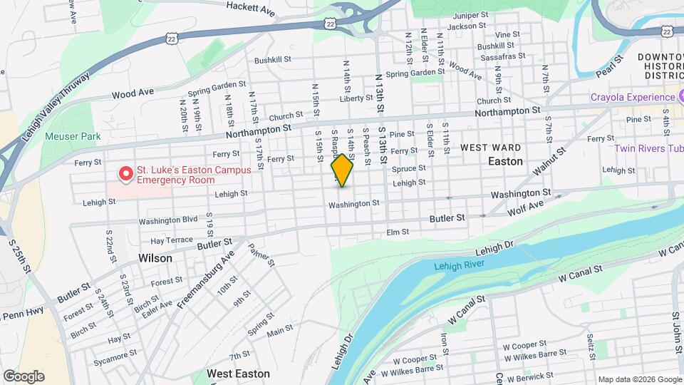 1420 Lehigh St Map and Location Details