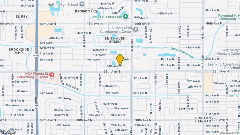 5880 39th Ave N Map and Location Details