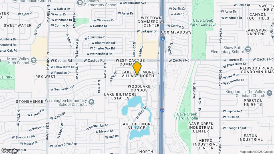 11830 N 28th Dr Map and Location Details