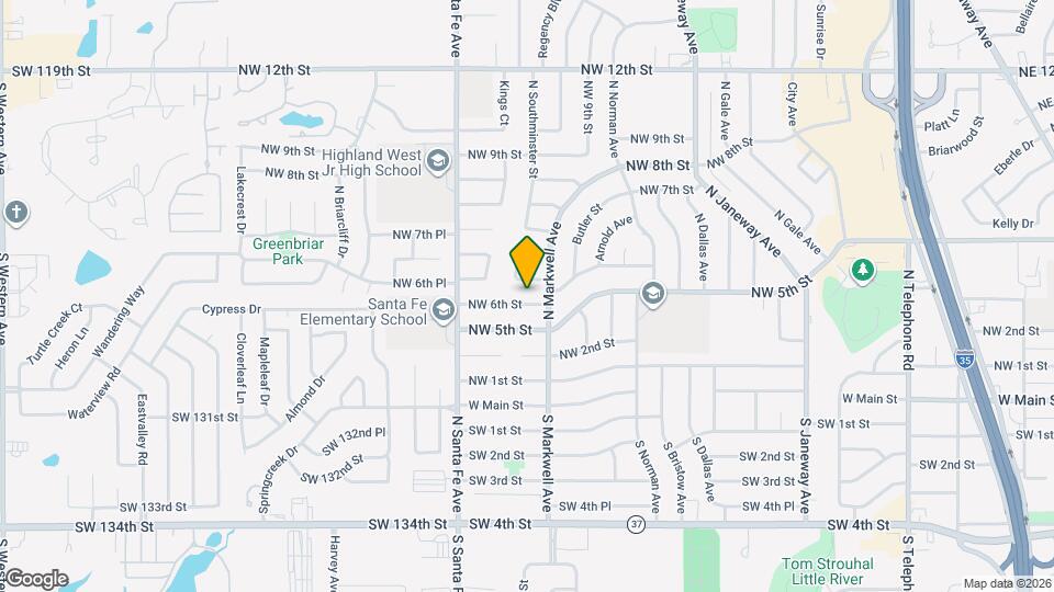 1013 NW 6th St Map and Location Details