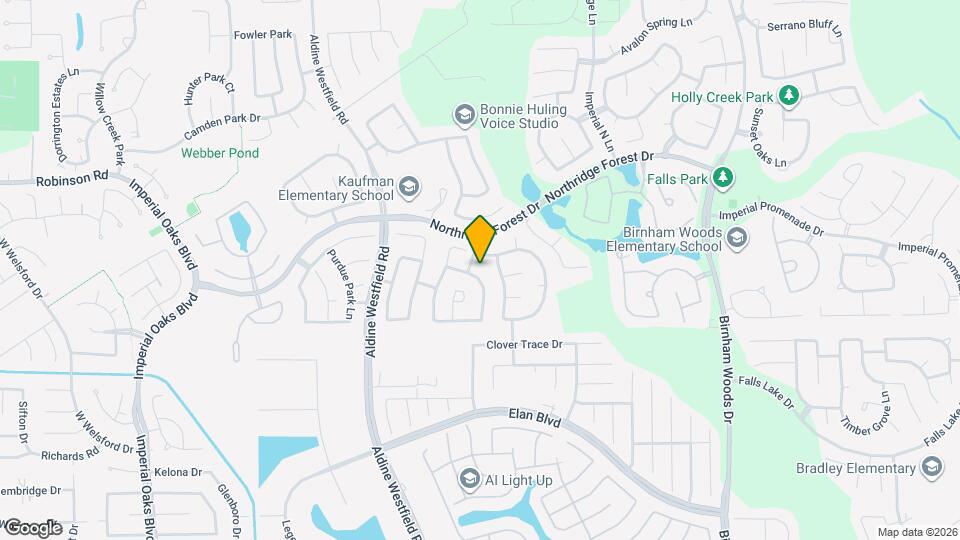 3011 Crescent Oaks Park Ln Map and Location Details