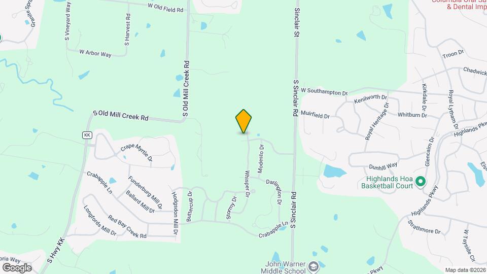 5017 WHISPER CT Mapa y Detalles de la Ubicación