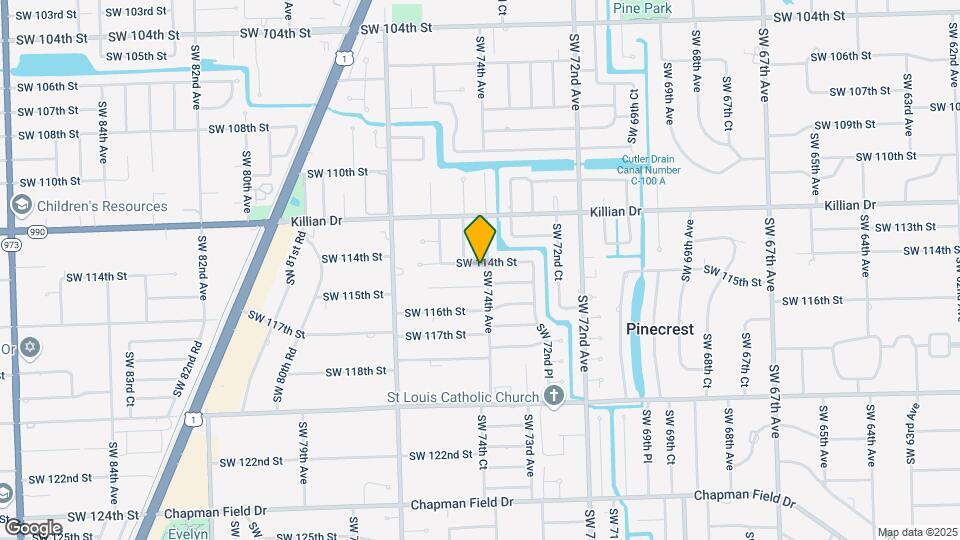 7400 SW 114th St Map and Location Details