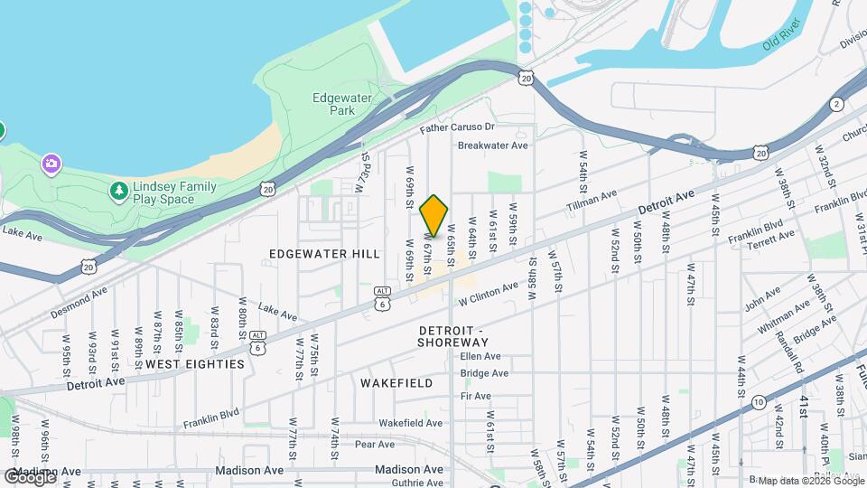 1345 W 67th St Map and Location Details