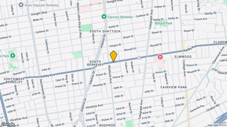 2112 Ashby Ave Map and Location Details