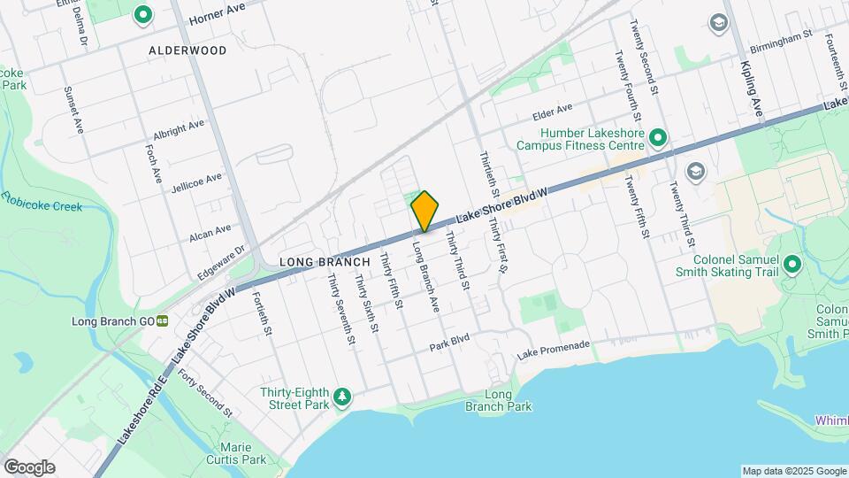 3563 Lake Shore Blvd W Map and Location Details