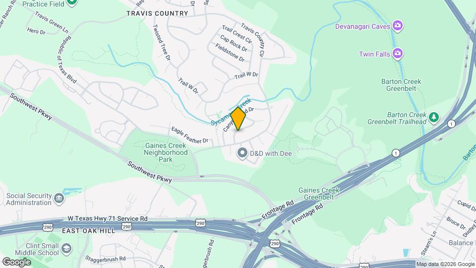 4803 Woodside Dr Map and Location Details