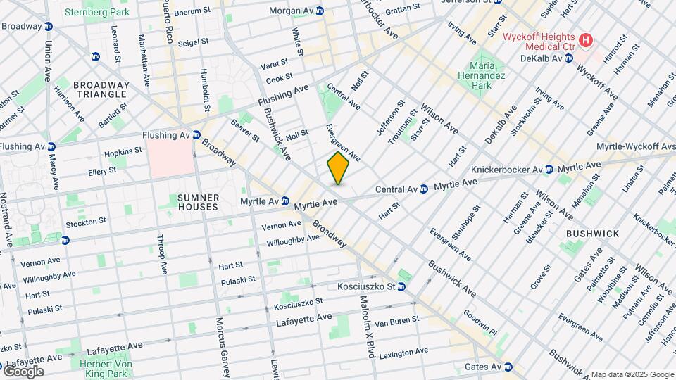 655 Bushwick Map and Location Details