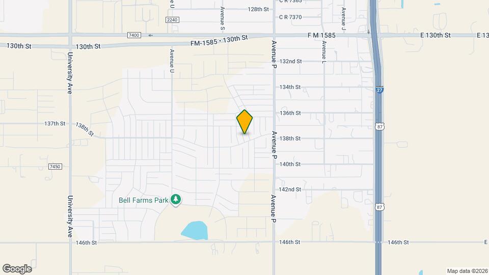 13719 Avenue R Map and Location Details